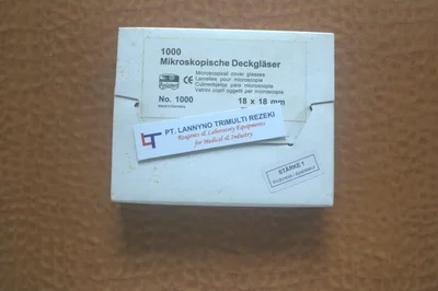 Deckglas 18 x 18 mm No. 1