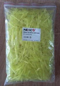 Yellow Tip 10–200 µL with Scale 1000 pcs