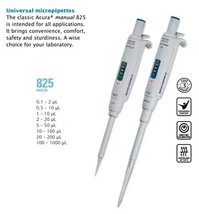 Micropipette Socorex Acura® manual 825