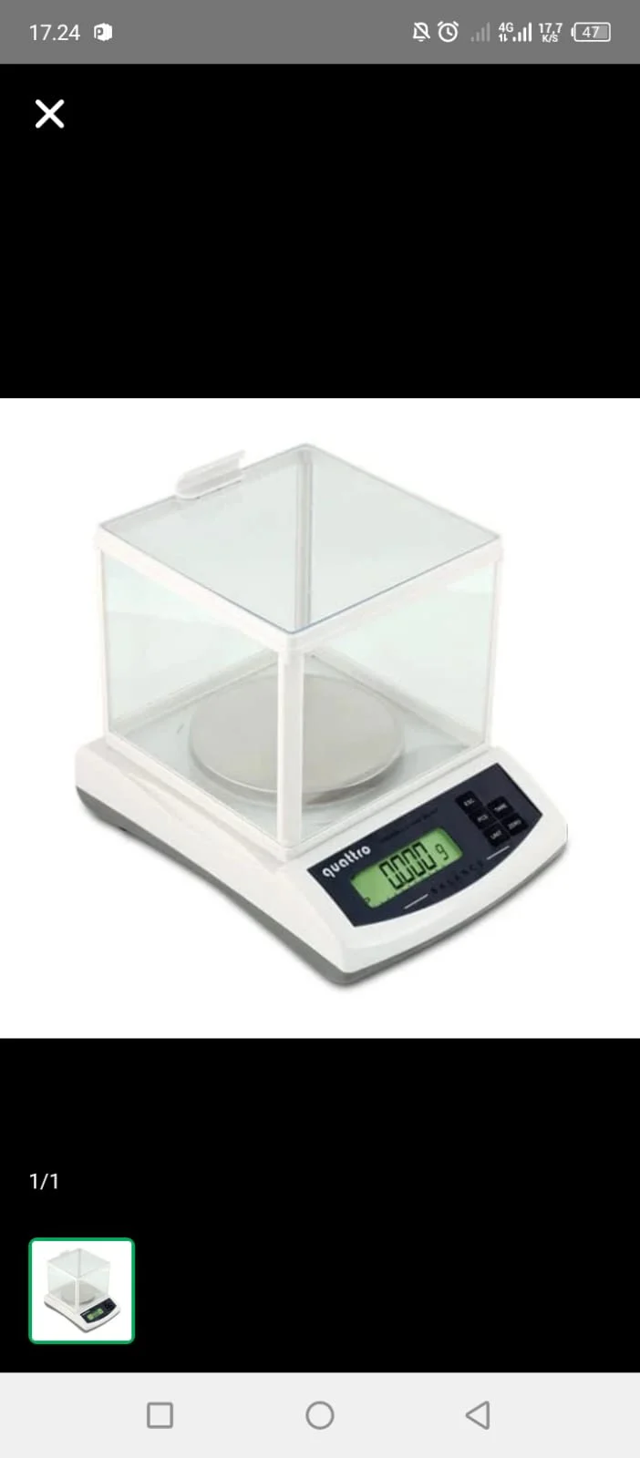 Timbangan Digital Analitik Quattro 300 g